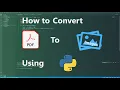 HOW TO CONVERT PDF TO IMAGE USING PYTHON