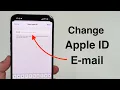 2022 How To Change Your Apple ID E-mail