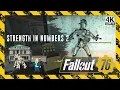 Strength in Numbers Pt 2 Fallout 76 4K PC Wayward Main Quest No Commentary - Ep 6