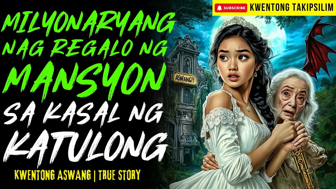 MILYONARYANG NAG REGALO NG MANSYON SA KASAL NG KASAMBAHAY | Kwentong Aswang | True Story