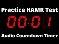 U S Air Force Practice HAMR Test 20m Shuttle Run Countdown
