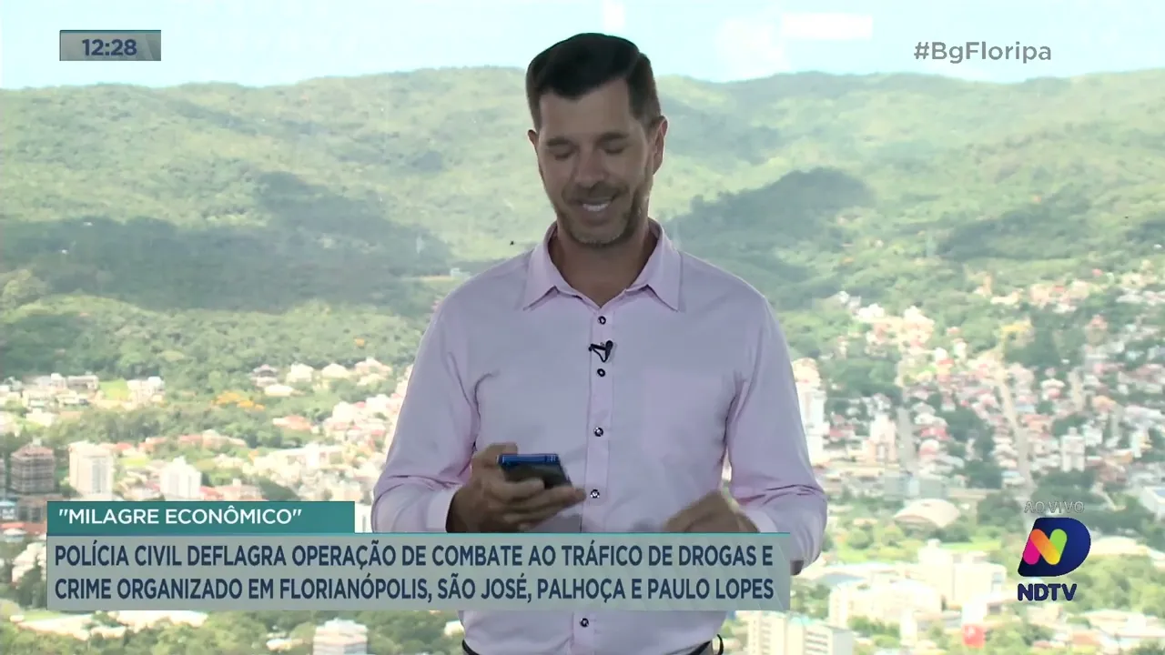 Polícia Civil deflagra operação de combate ao tráfico e crime organizado na Grande Florianópolis