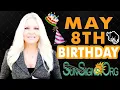 Born On May 8th - Happy Birt ay