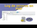 Show error logs in PHP