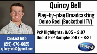 quincy bell basketball broadcasting demo reel tv 