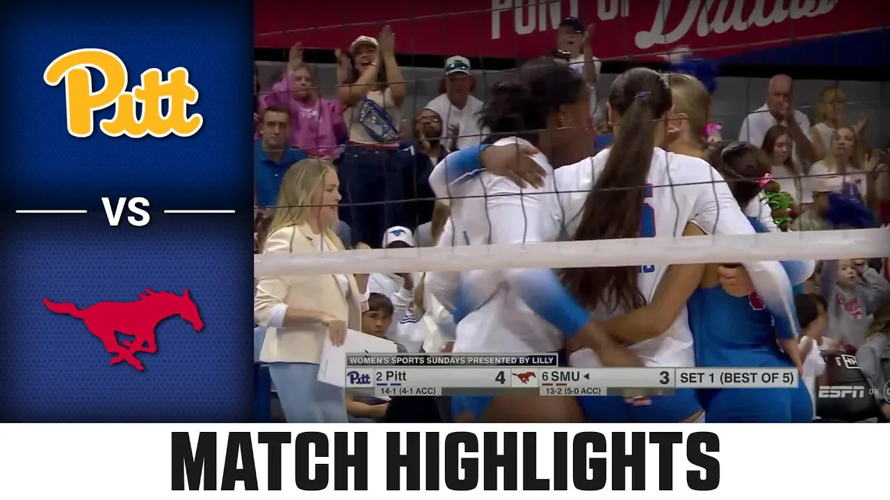 Pitt vs. SMU Match Highlights | 2026 ACC Volleyball