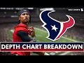 Houston Texans UPDATED Depth Charts After 2025 NFL Draft
