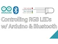 Controlling RGB LED strip using Arduino Bluetooth Prototype