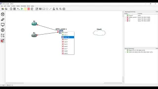 Network Automation Python script in GNS3 example