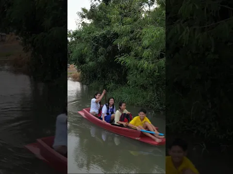 กลับบ้านเรา.. #ทิกเกอร์โชว์ #เรือพลาสติก #น้ำท่วม