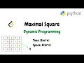 Maximal Square Python DP Top Down Solution