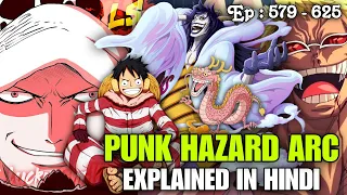 One Piece Punk Hazard arc explained in Hindi