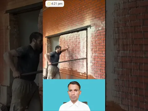 mistri bhai ne kitne behtarin tarike se deewar kati #short #shabab ali