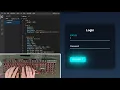 ASMR Programming - Login Form with Floating Placeholder and Light Button using Html CSS
