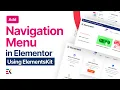 How to Create a Stunning Navigation Menu using Elementor ElementsKit