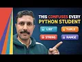 Explain sequence data type in python understand list tuple string and range range in python
