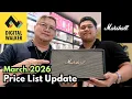 MARSHALL Speakers Price List Update March 2026