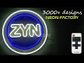 Custom Zyn neon sign for your Zyn Shop or home
