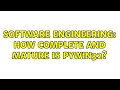 Software Engineering How complete and mature is PyWin32