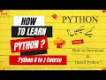 python software installation part-2 in