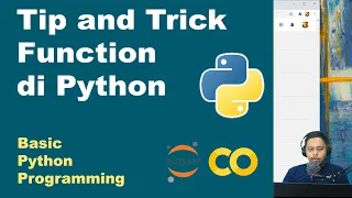 Tip and Trick Function di Python Basic Python Pemrograman Dasar Python Part 32