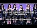 Lagu Sbs Gayo Daejeon Babymonster Band karoke Intro+Drip+HotSauce+Sheesh