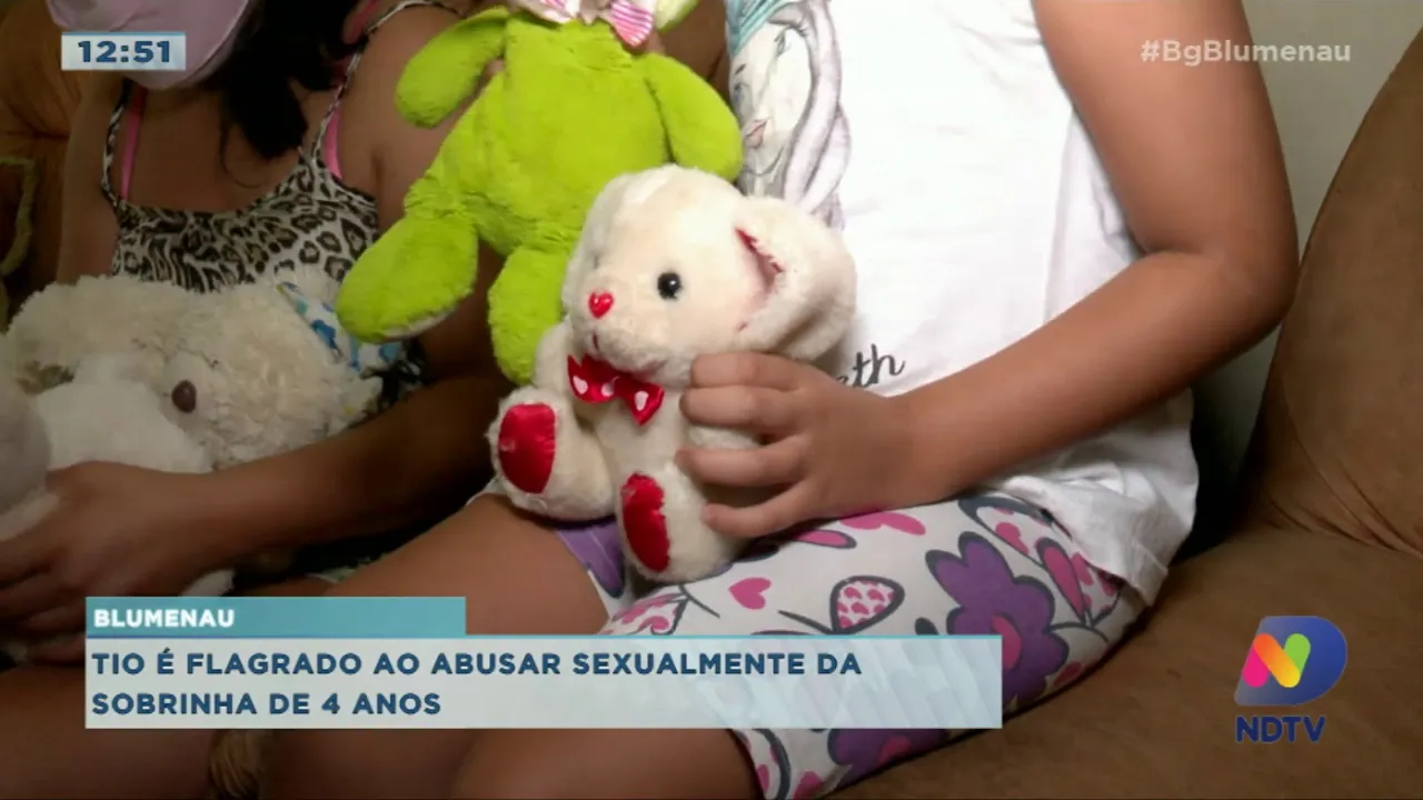 Tio é preso após ser flagrado abusando de sobrinha de 4 anos