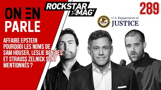 EPSTEIN CASE WHY ARE ROCKSTAR SAM HOUSER LESLIE BENZIES AND STRAUSS ZELNICK MENTIONED