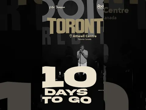 10 days to go.. Toronto Canada 🍁. Ticket link in my Bio.