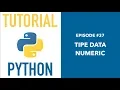 Pemrograman Python untuk Pemula - 37 Numeric Types