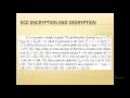 ECC Encryption Decryption