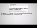 APA Citing a Journal Article