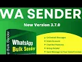 Lagu WhatsApp Marketing Tool WA Sender Full Course | Complete Tutorial in Hindi Urdu