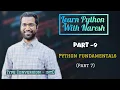 Python For Beginners in Telugu in 2024 Part 9 Code With Naresh Python Fundamentals