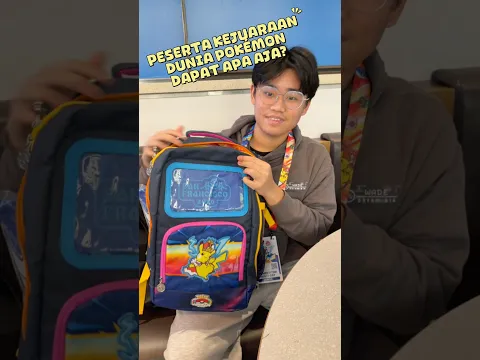 DAPAT TAS GRATIS DARI POKEMON WORLD CHAMPIONSHIP