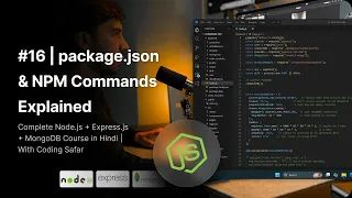 NodeJS Tutorial in Hindi package json NPM Commands Explained