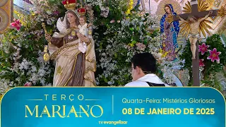 Quarta-Feira: Mistérios Gloriosos | Terço Mariano com @PadreManzottiOficial | 08/01/25