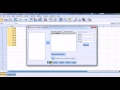 SPSS for newbies Changing a variable to a categorical variable
