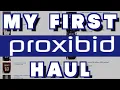 My First Giant Haul Purchasing Items Off of Proxibid AUCTION BUYING