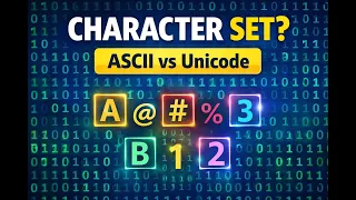 Character Set Explained in Computer Fundamentals ASCII Unicode for Beginners Python