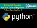 Python Full Tutorial Day 1 Python Tutorial for Beginners Learn Python in Hindi APPWARS