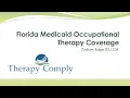 Florida Medicaid Coverage of Occupational Therapy Services