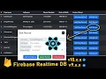 Read Write Update Delete Data in Firebase using Table React JS