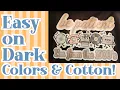A SUB Sublimation HTV vs Dark Fabric Transfers Which Is BEST on BLACK Cotton Plus a GIVEAWAY