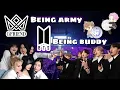 Lagu BTS being buddy's \u0026 GFRIEND being army's | k-pop fanaticzz