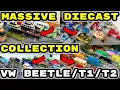 Massive diecast Volkswagen Beetle T1 T2 Bus collection