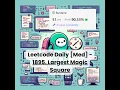1895 Largest Magic Square Med Leetcode Daily 1-18-26