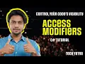 C Access Modifiers Explained Public Private Protected Internal