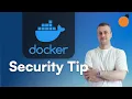 Docker Security Tip - Creating dedicated user in container