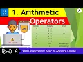 JavaScript Arithmetic Operators Explained in HINDI Beginner to Advanced JS Tutorial